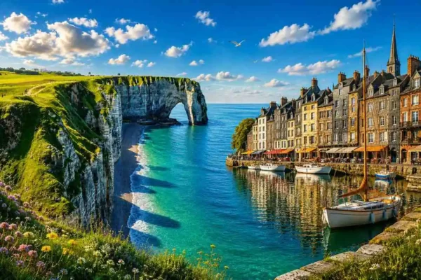 From Paris: Étretat Cliffs & Honfleur Port Full-Day Trip