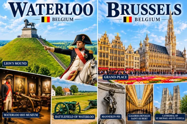 From Paris: Waterloo & Brussels Highlights Full-Day Tour