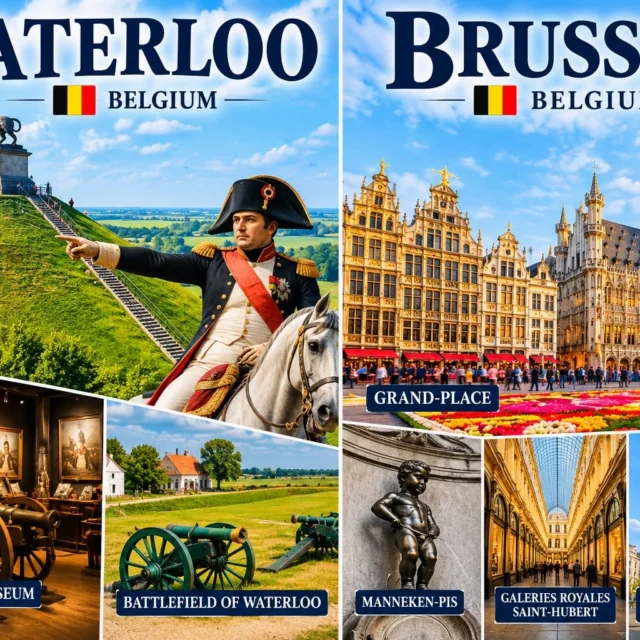 From Paris: Waterloo & Brussels Highlights Full-Day Tour